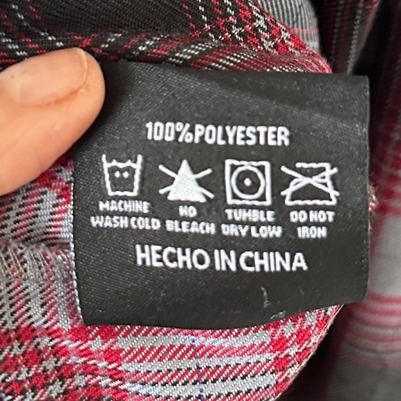 Rare Women's Dixxon Maroon Plaid Flannel - J&P Cycles 40th Anniversary - Medium - Picture 7 of 9